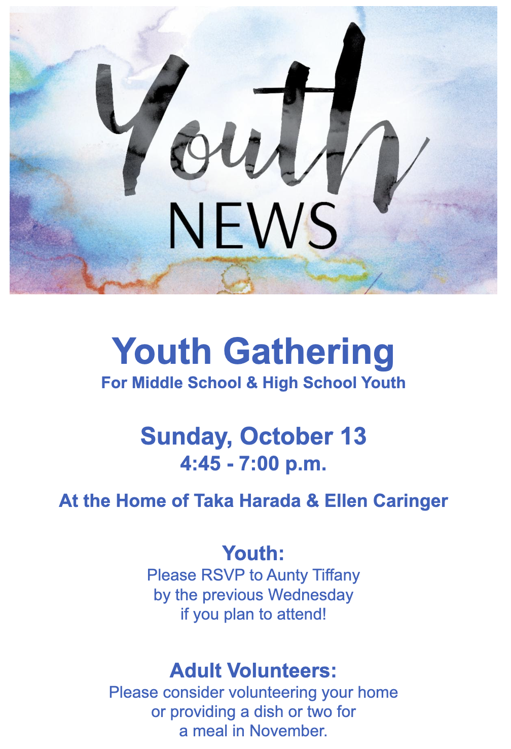 Youth Group Events Koloa Kauai Church